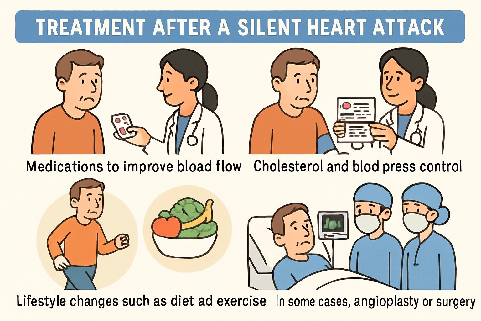 Treatment After a Silent Heart Attack
