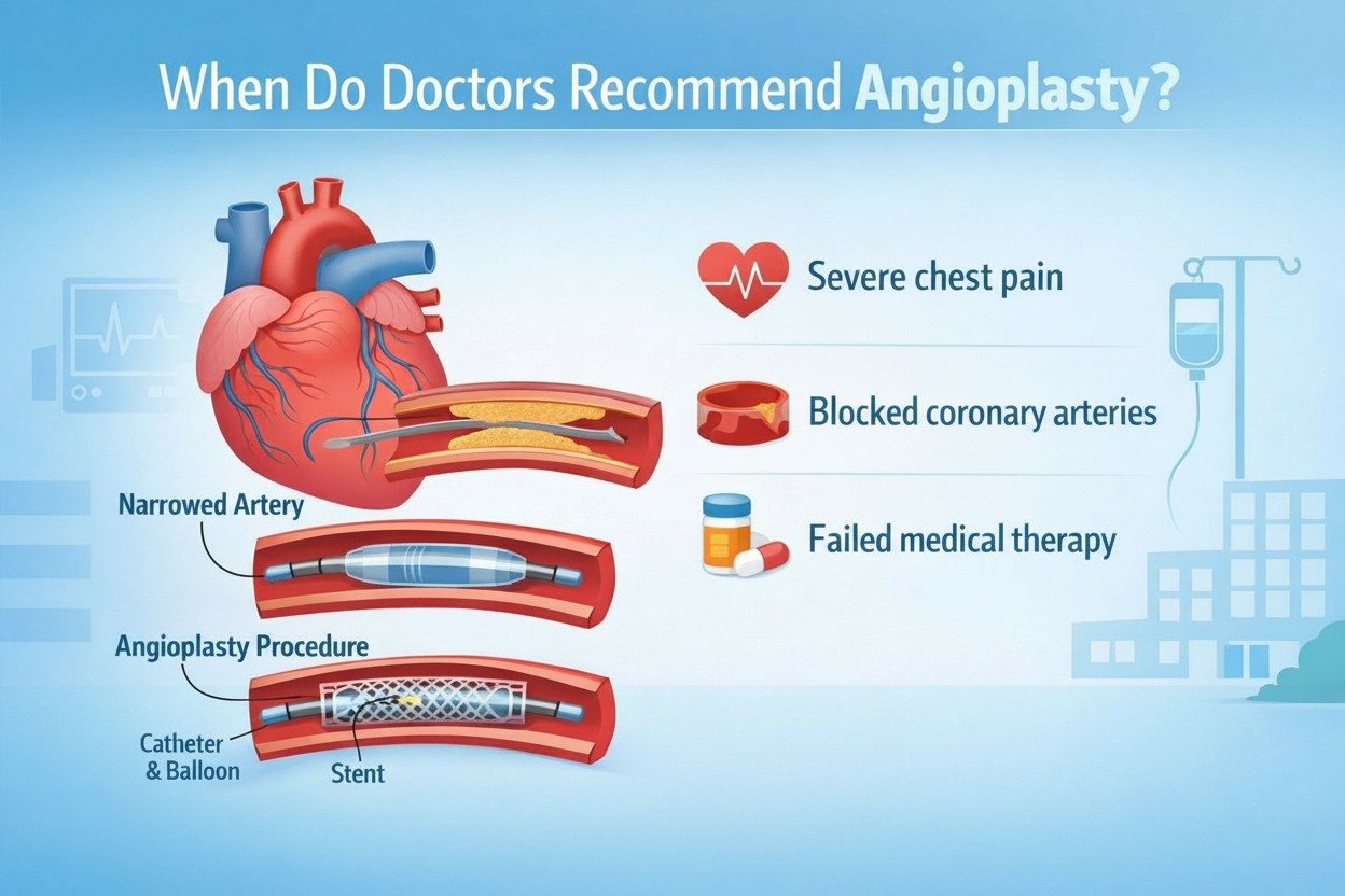 When Do Doctors Recommend Angioplasty