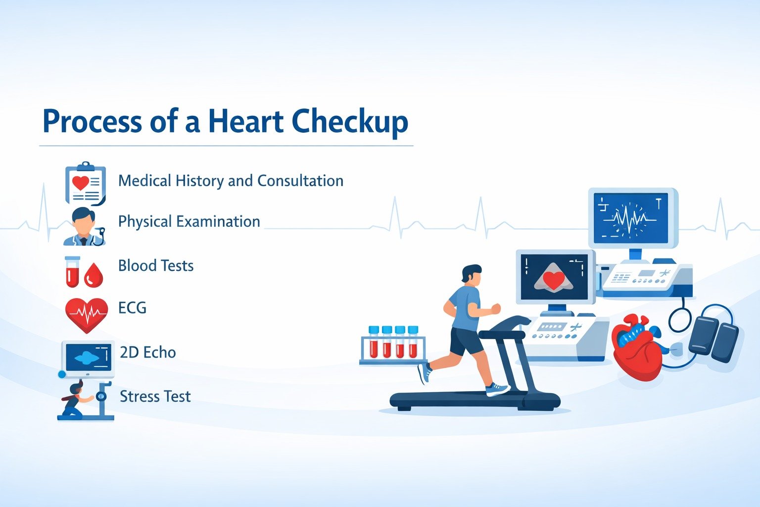 Process of a Heart Checkup