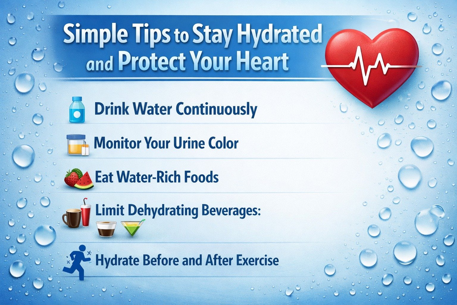 Simple Tips to Stay Hydrated and Protect Your Heart