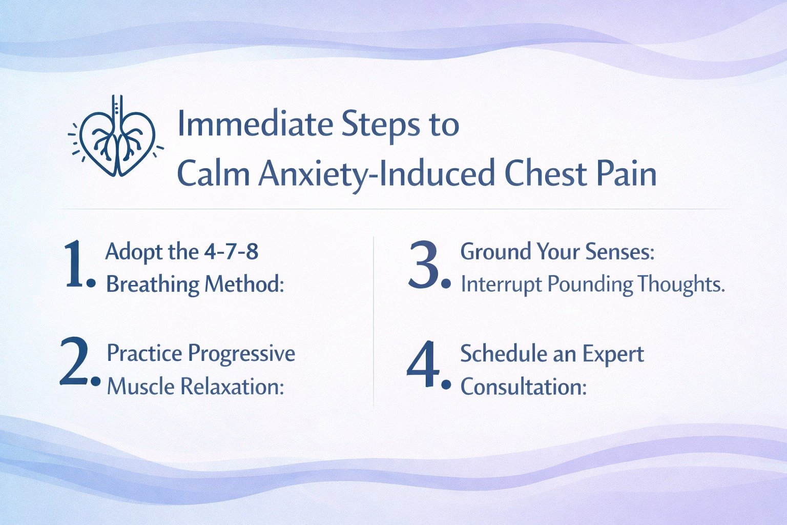 Immediate Steps to Calm Anxiety-Induced Chest Pain