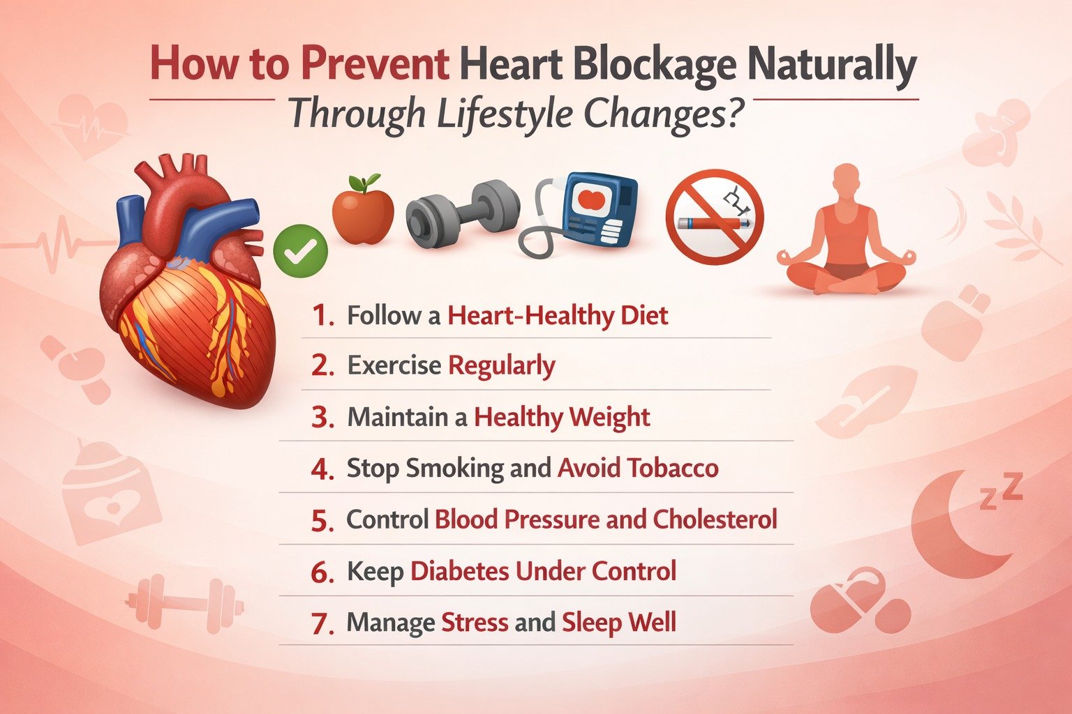 Can Lifestyle Changes Remove an Existing Heart Blockage