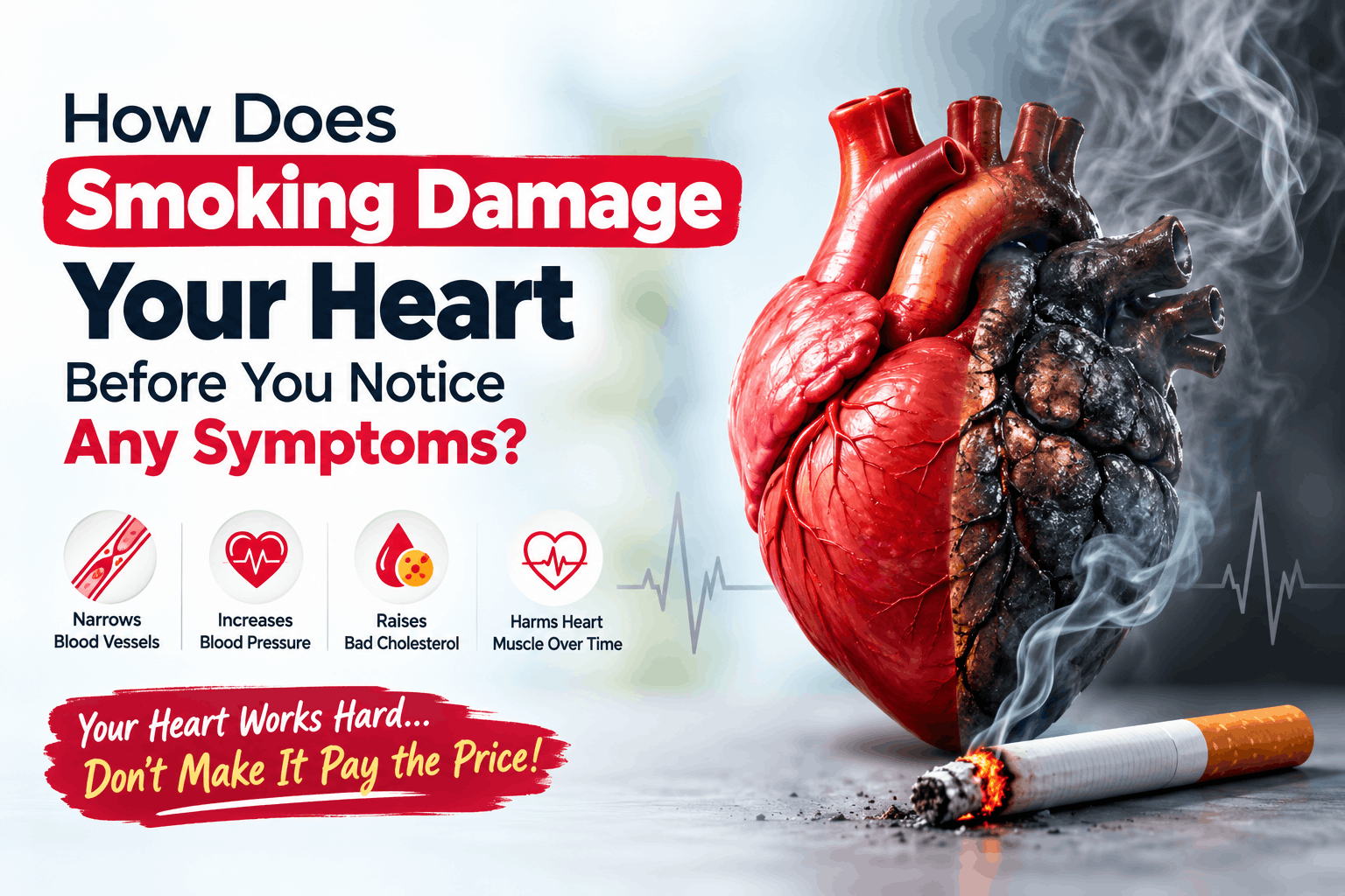 How Does Smoking Damage Your Heart Before You Notice Any Symptoms?
