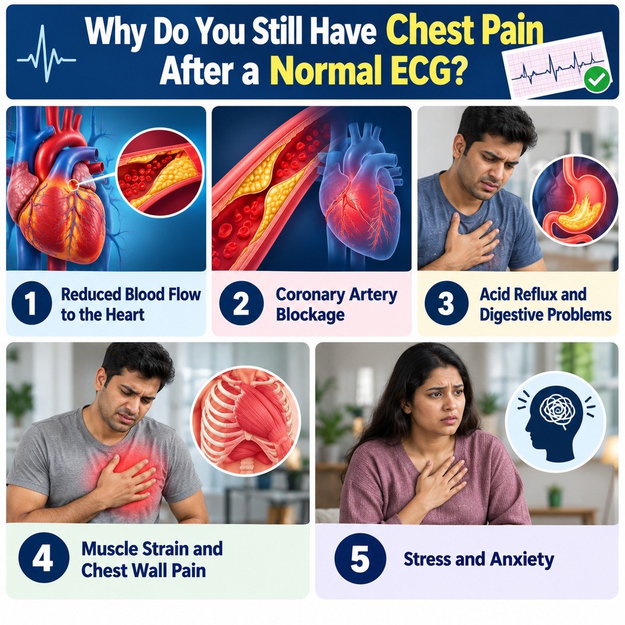 Why Do You Still Have Chest Pain After a Normal ECG